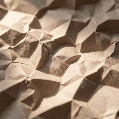 crumpled paper texture in soft raking light