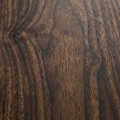 grain of dark walnut wood