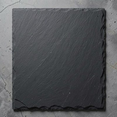 a slab of dark slate with a rough edge