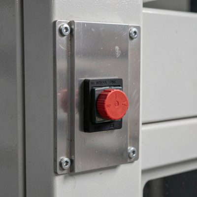 a machine guard with an interlock switch
