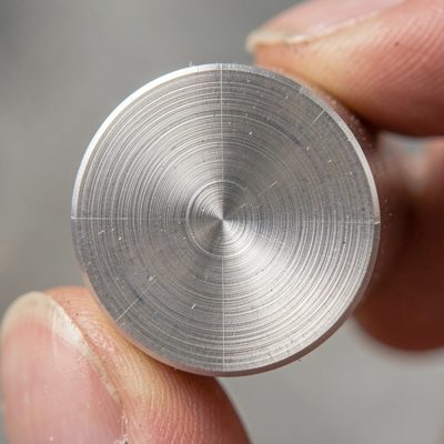 inspection scope image showing clean fibre end face