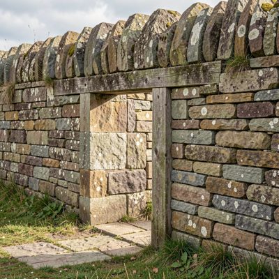 a stile in a drystone wall