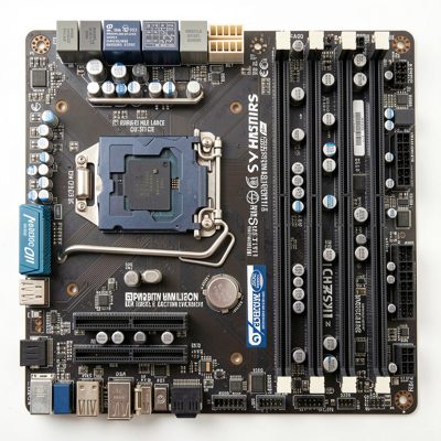 a workstation motherboard with eight ram slots