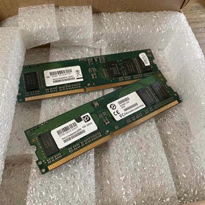 ram modules laid on foam packaging