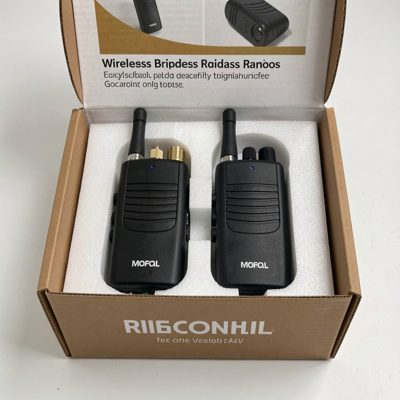 a pair of wireless bridge radios boxed ready to install